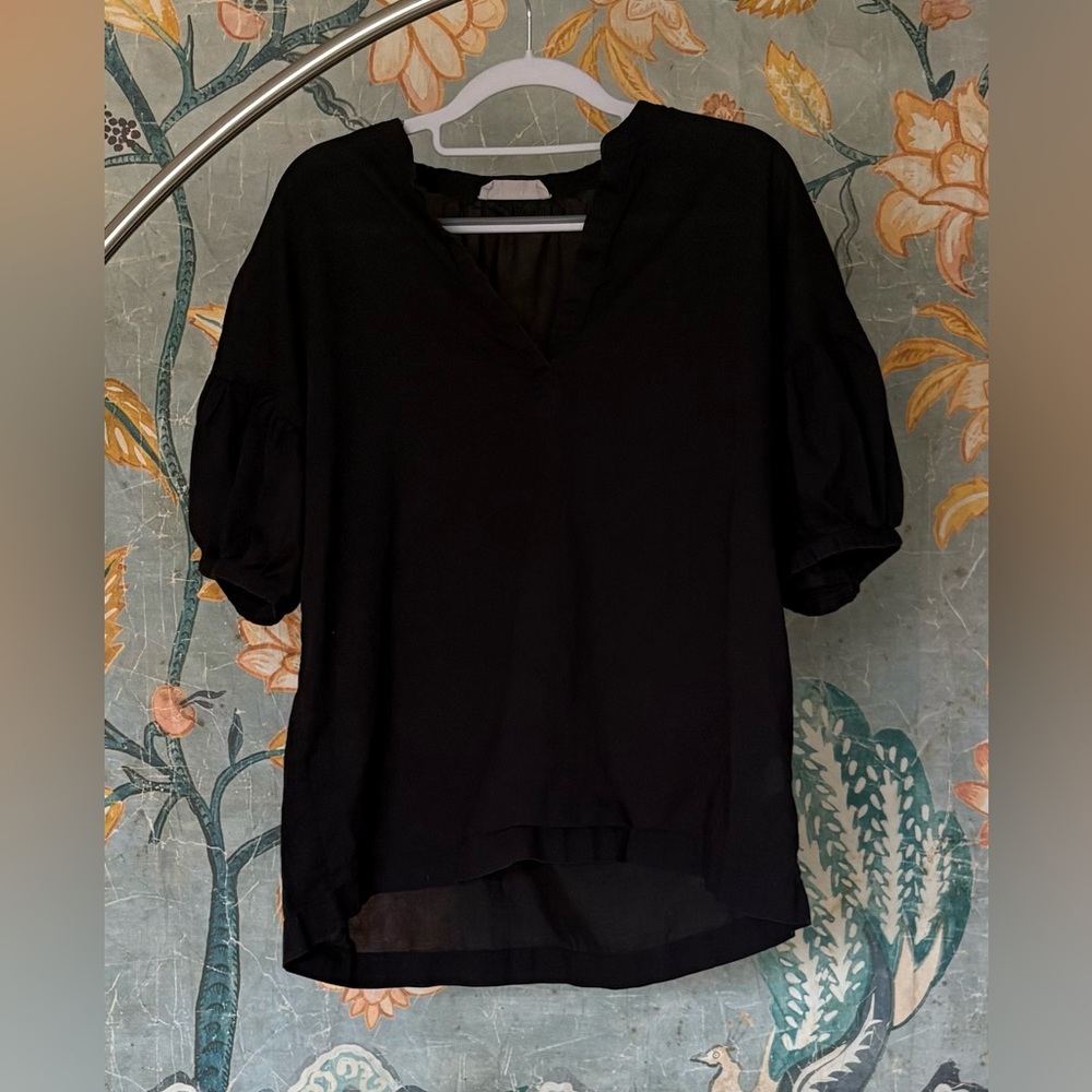 Everlane Black Blouse Size 10